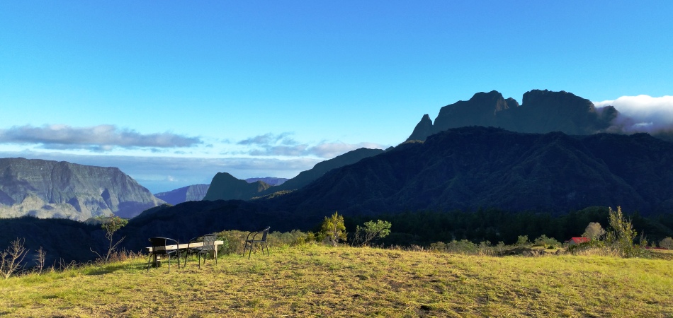 Vue sur Mafate depuis Marla